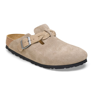 BIRKENSTOCK BOSTON BRAIDED SUEDE NARROW