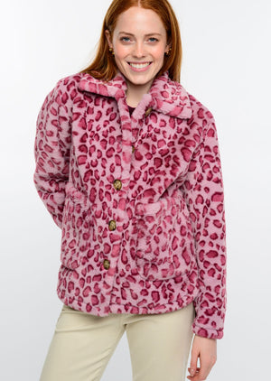 FAUZFUR ROSY LEOPARD JACKET