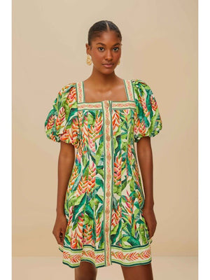 HELI LEAVES PEARL MINI DRESS