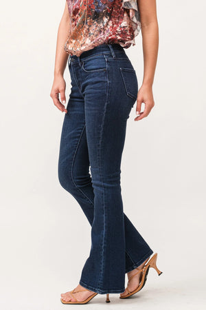 JAXTYN MID RISE CLEAN HEM BOOTCUT