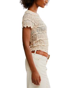 ANGELINA LACE TEE