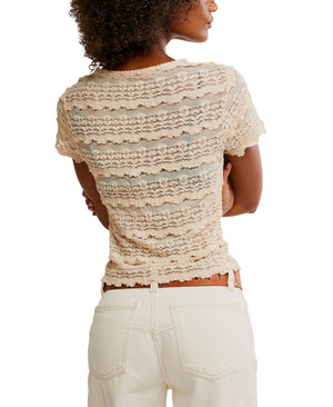 ANGELINA LACE TEE