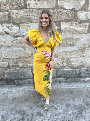 SPRING AWAKENING MIDI DRESS