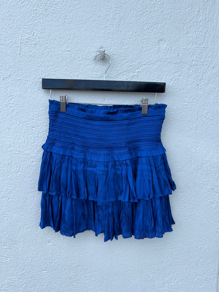 SMOCKED LAYERED SKIRT