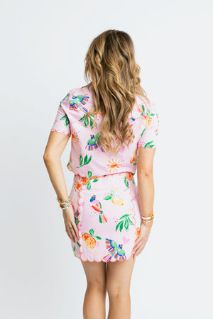 TOUCAN FRUIT SCALLOP SKIRT