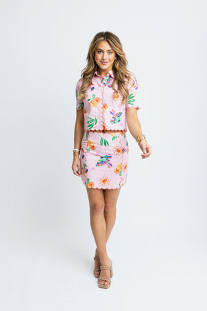 TOUCAN FRUIT SCALLOP SKIRT