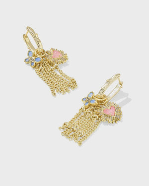DOLLY PARTON CHARM HUGGIE EARRING