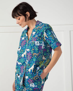 MUST LOVE DOGS PJ SHORT SET