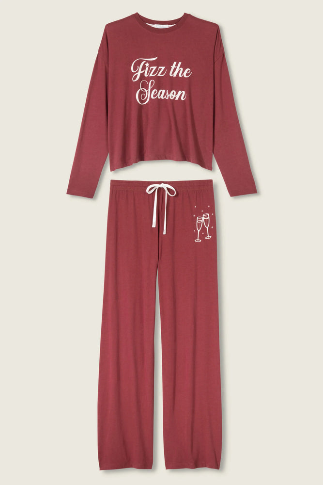 FIZZ THE SEASON SOFTEE PJ SET