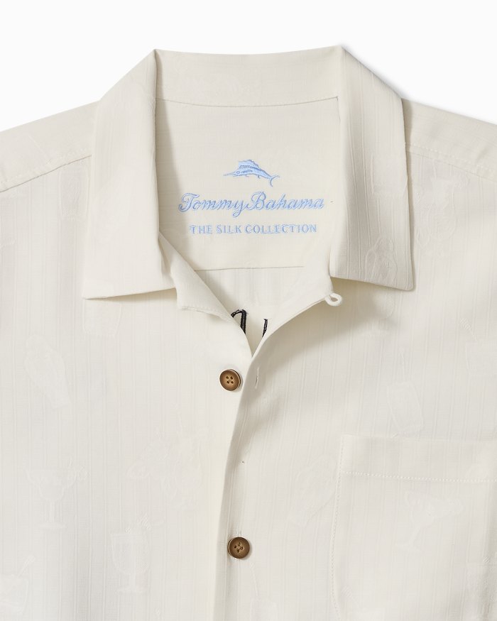 BLUE FIN DISTILLERY SILK CAMP SHIRT