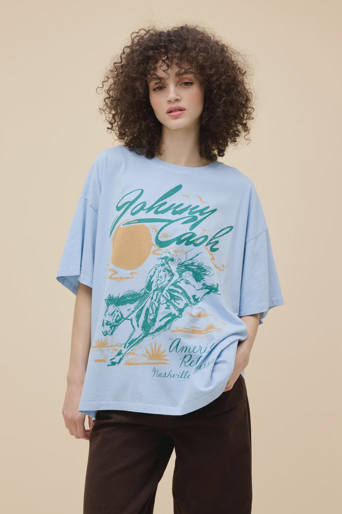 JOHNNY CASH AMERICAN REBEL OS TEE