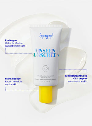 SUPERGOOP! UNSEEN SUNSCREEN SPF 40 1.7 FL OZ