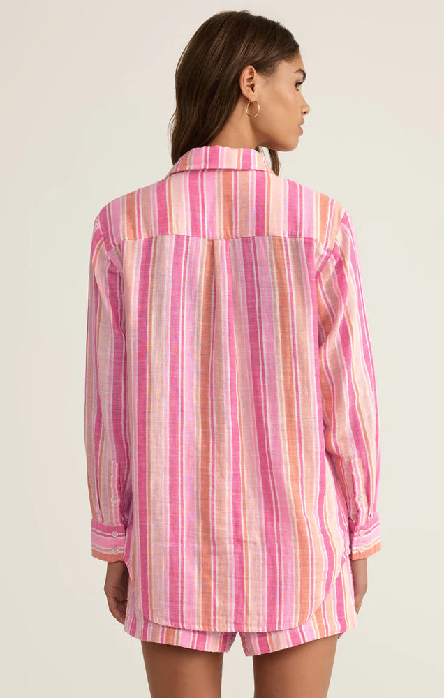 SATURDAYS STRIPE SHIRT