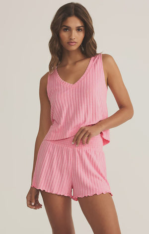 SLOANE V-NECK RIB TANK