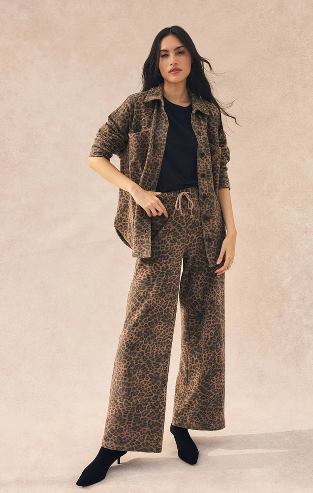 HUNTER LEOPARD KNIT PANT