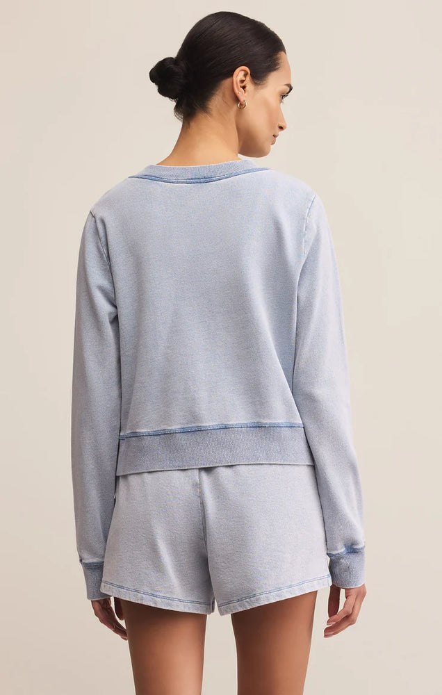 DAILY KNIT DENIM CARDIGAN