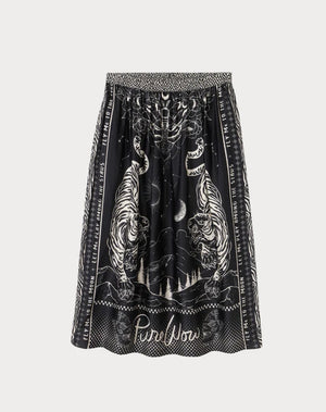 VANESSA PRINTED MIDI SKIRT