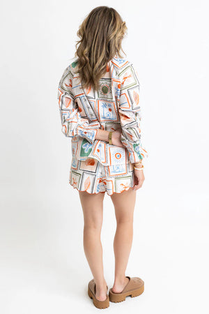 CAPRI COAST SCALLOP SHORTS
