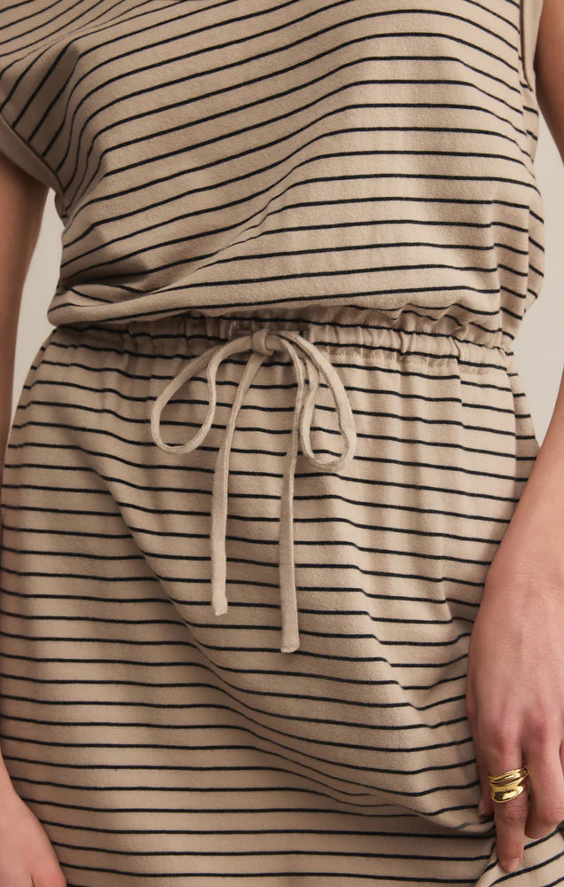 DAYSHIFT STRIPED MINI DRESS