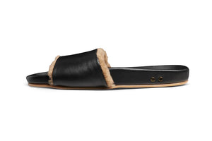 GALLITO SHEARLING SLIDE SANDAL