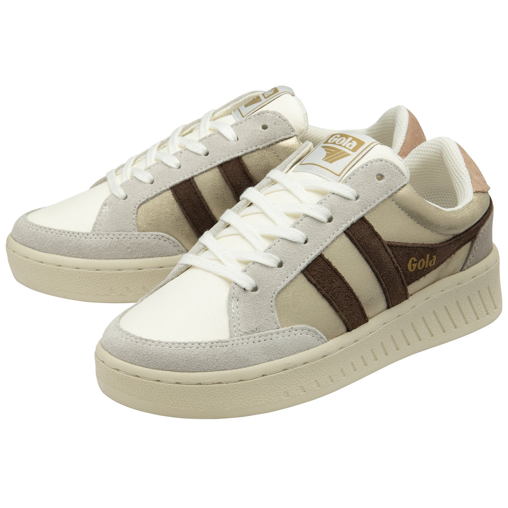 SUPERSLAM BLAZE TRAINER GOLD/DARK/BROWN/CAMEO