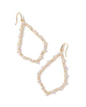 SOPHEE CRYSTAL OPEN FRAME EARRING