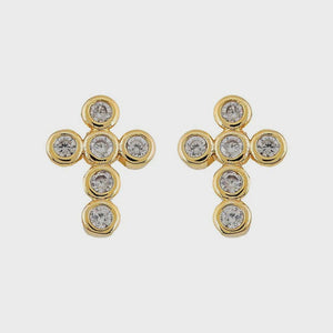 MIMI MINI CROSS STUDS