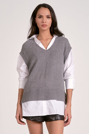 SWEATER VEST/SHIRT