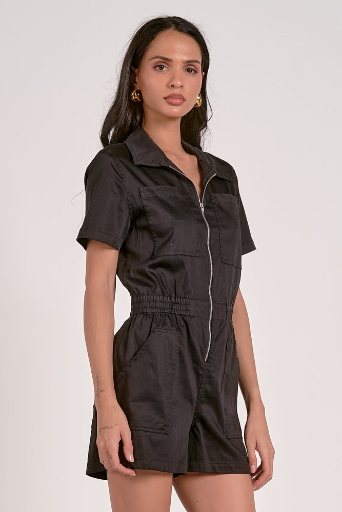ZIP UP ROMPER