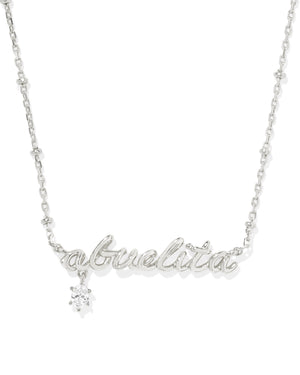 ABUELITA CRYSTAL SHORT PENDANT NECKLACE
