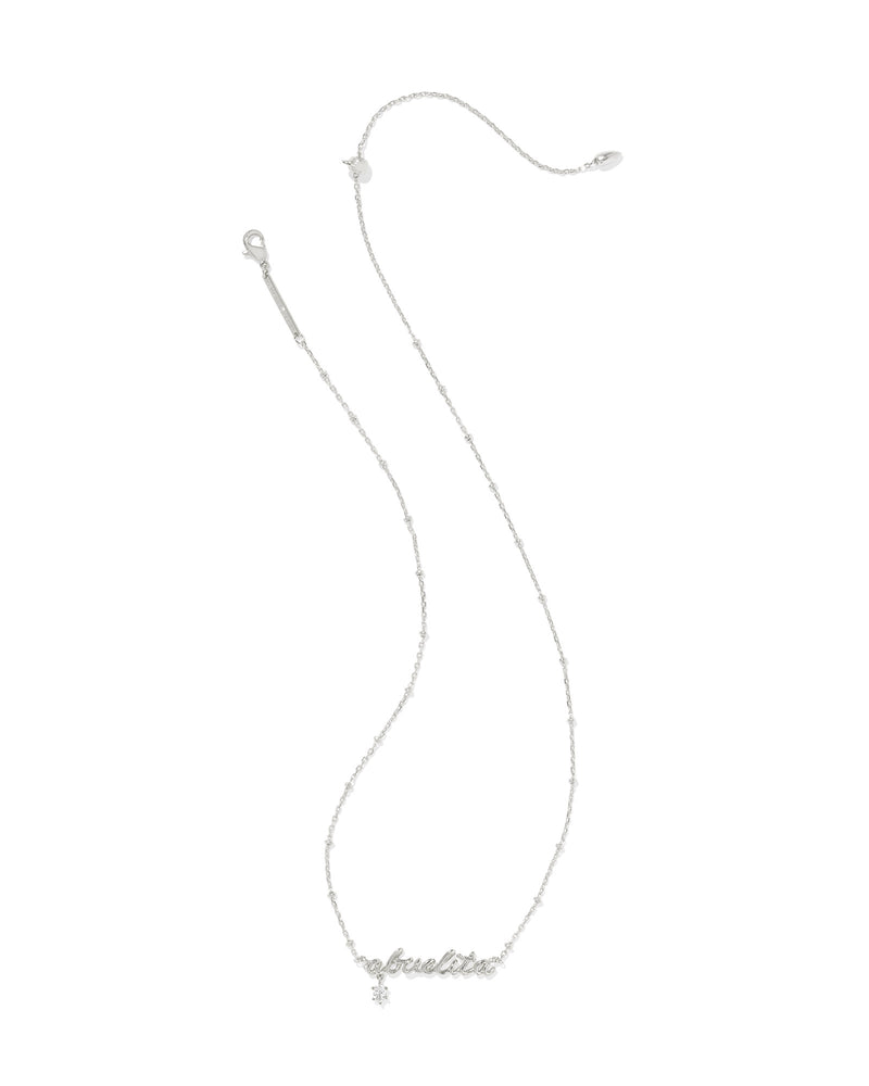 ABUELITA CRYSTAL SHORT PENDANT NECKLACE