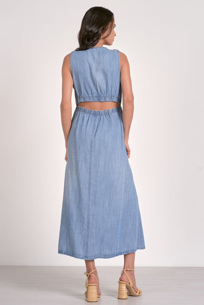 MIDI SLEEVELESS DRESS