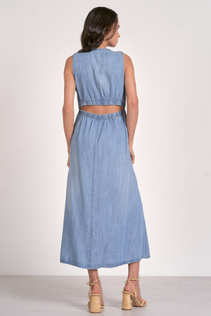 MIDI SLEEVELESS DRESS
