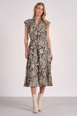 MAXI CAP SLEEVE DRESS