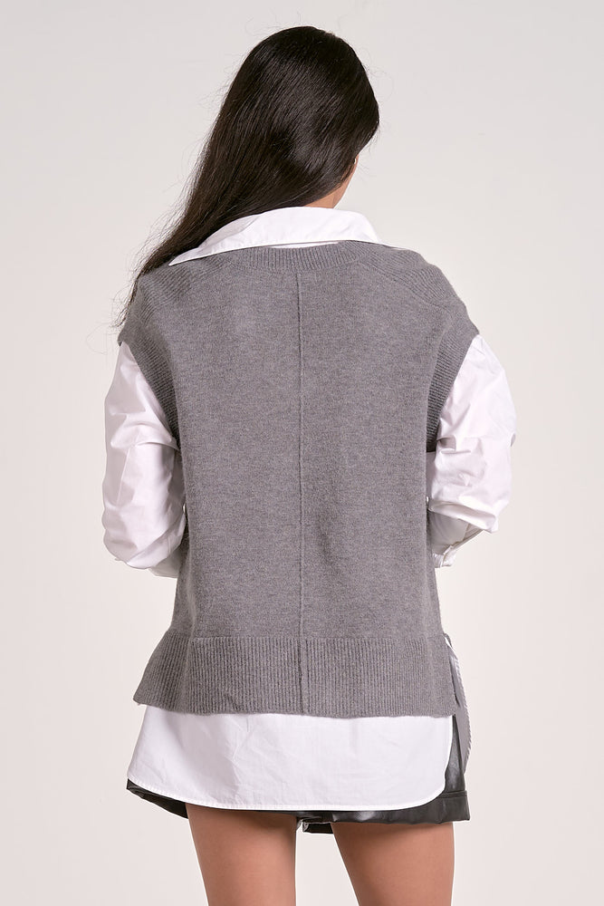 SWEATER VEST/SHIRT