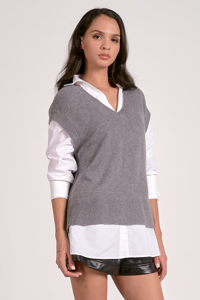 SWEATER VEST/SHIRT