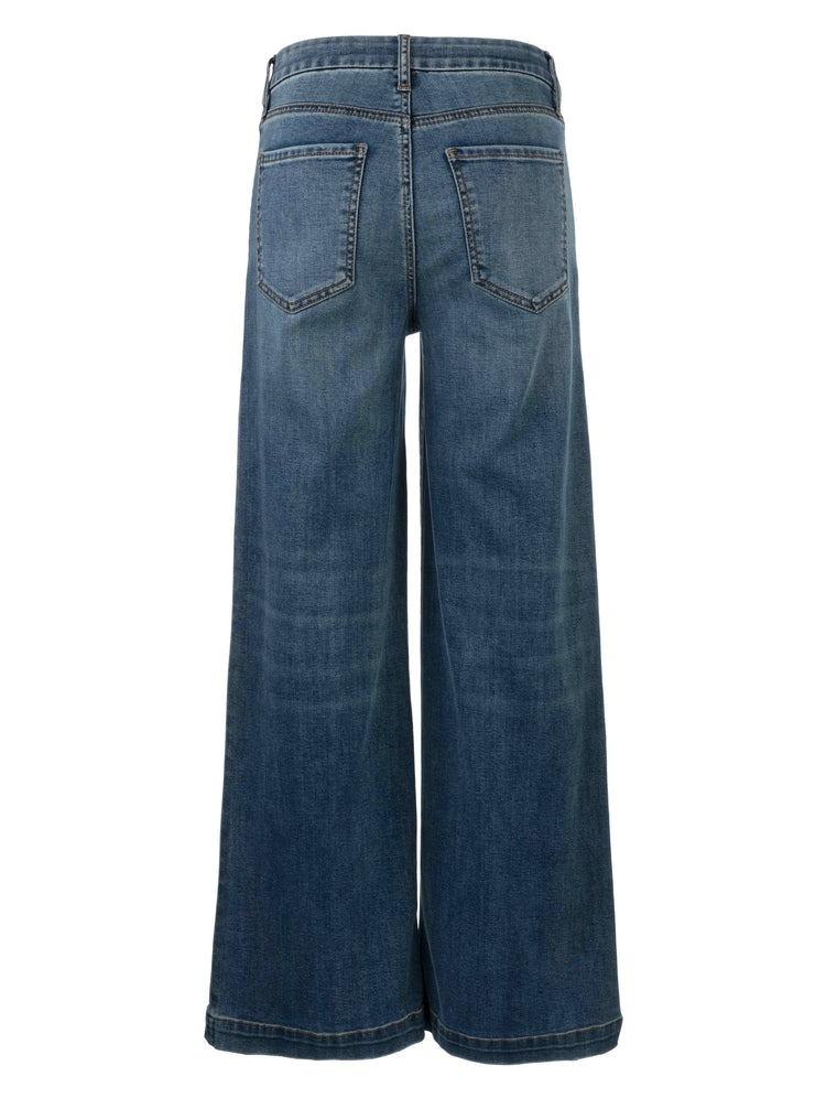 MEG HIGH RISE WIDE LEG W/PTACH