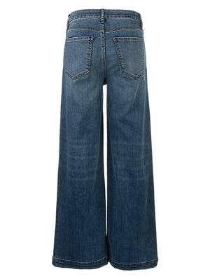 MEG HIGH RISE WIDE LEG W/PTACH