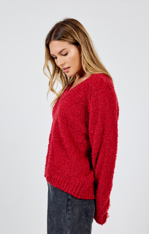 LIMELIGHT V NECK SWEATER