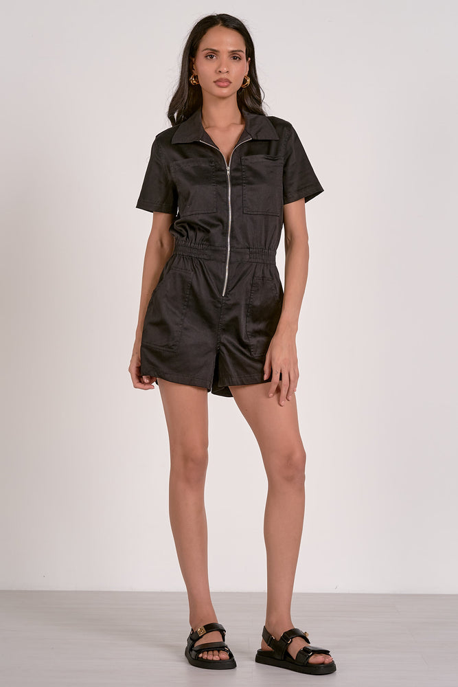 ZIP UP ROMPER